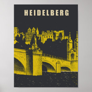 Heidelberg, Duitsland Poster