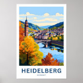 Heidelberg Duitsland Reisprint Poster (Voorkant)