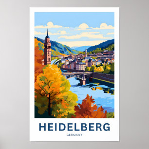 Heidelberg Duitsland Reisprint Poster