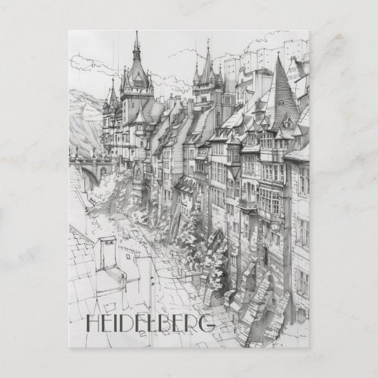 Heidelberg Duitsland Reizen Briefkaart (Voorkant)