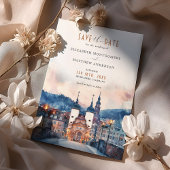 Heidelberg Duitsland Save the Date Wedding Kaart