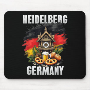 Heidelberg Duitsland Souvenir Duitse vlag reizen Muismat