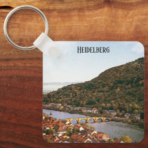 Heidelberg Duitsland Stadsdeel Uitzicht Sleutelhanger
