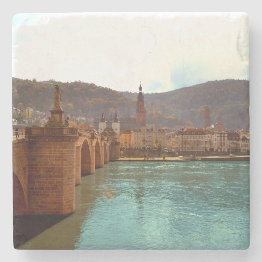 Heidelberg, Duitsland Stenen Onderzetter (Voorkant)