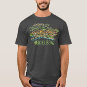 Heidelberg Duitsland Unique Hand Drawn Art Gift T-shirt (Voorkant)
