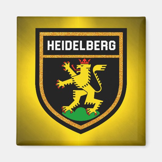 Heidelberg Flag Magneet (Voorkant)