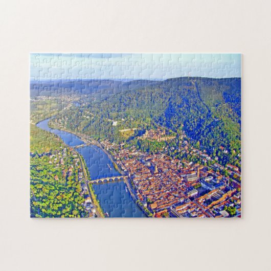 Heidelberg Foto Puzzle met Gift Box Legpuzzel (Horizontaal)