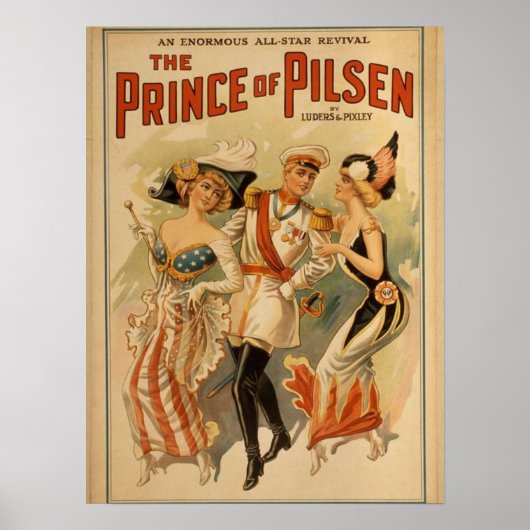 Heidelberg Fun Exploring Prince of Pilsen Opera Poster (Voorkant)