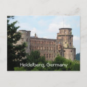 Heidelberg Germany briefkaart dat aanpasbaar is (Voorkant)