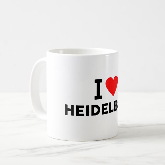 Heidelberg Germany Koffiemok (Voorkant links)