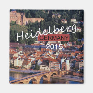 Heidelberg Germany Souvenir Magnet Change Year