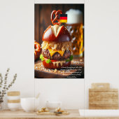 Heidelberg Haus Burger Delight 24x36 Poster (Keuken)