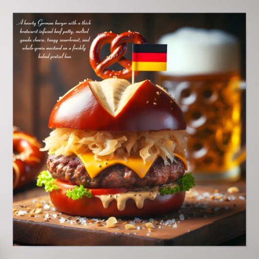 Heidelberg Haus Burger Delight Poster (Voorkant)