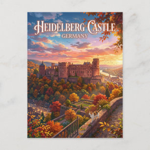 Heidelberg Kasteel Duitsland Briefkaart