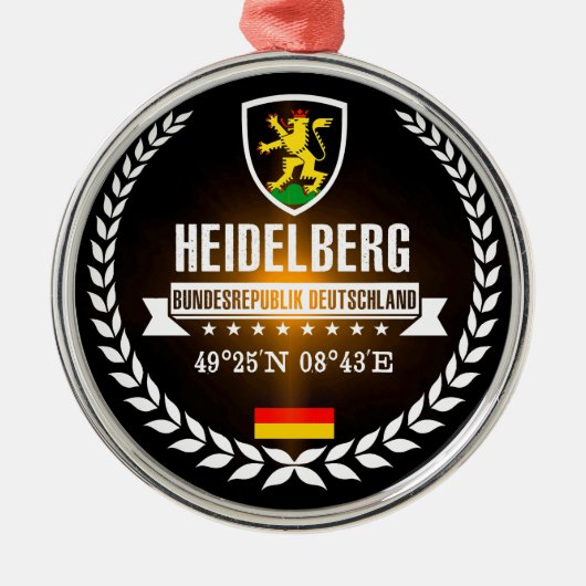 Heidelberg Metalen Ornament (Voorkant)