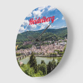 Heidelberg Neckar Panorama Duitsland Grote Klok (Hoek)
