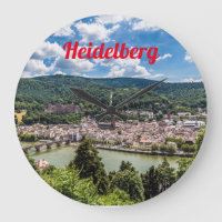Heidelberg Neckar Panorama Duitsland