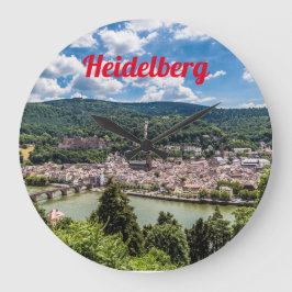 Heidelberg Neckar Panorama Duitsland Grote Klok