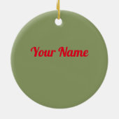 Heidelberg Neckar Panorama Duitsland Keramisch Ornament (Achterkant)