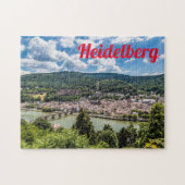 Heidelberg Neckar Panorama Duitsland Legpuzzel (Horizontaal)