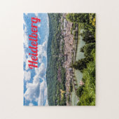 Heidelberg Neckar Panorama Duitsland Legpuzzel (Verticaal)