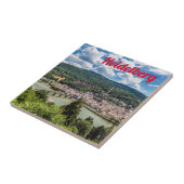 Heidelberg Neckar Panorama Duitsland Tegeltje (Zijkant)