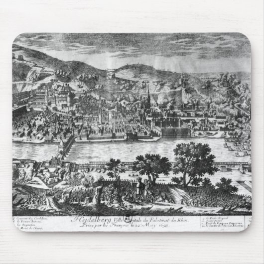 Heidelberg op 22 mei 1693 muismat (Voorkant)