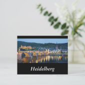 Heidelberg Panorama Briefkaart (Staand voorkant)