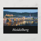 Heidelberg Panorama Briefkaart (Voorkant)