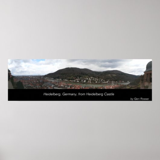 Heidelberg Panorama Poster (Voorkant)