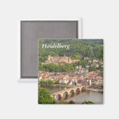 Heidelberg panoramisch uitzicht magneet (Voorkant / Achterkant)