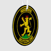 Heidelberg Round Emblem Ornament (voorkant)