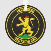 Heidelberg Round Emblem Ornament (achterkant)