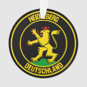 Heidelberg Round Emblem Ornament (voorkant)