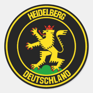 Heidelberg Round Emblem Ronde Sticker