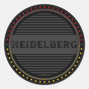 Heidelberg Stadstrots Embleem – Duitse Identiteit Ronde Sticker