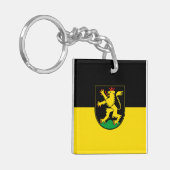 Heidelberg stadsvlag Duitsland symbool Sleutelhanger (Voorkant Links)
