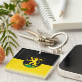 Heidelberg stadsvlag Duitsland symbool Sleutelhanger (Voorkant Rechts)