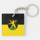 Heidelberg stadsvlag Duitsland symbool Sleutelhanger (Achterkant)