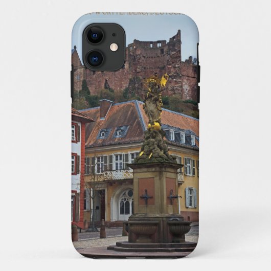 Heidelberg - Statue en Castle Case-Mate iPhone Case (Achterkant)
