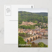 Heidelberg-uitzicht Briefkaart (Voorkant / Achterkant)