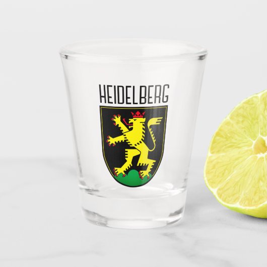 Heidelberg wapen - DUITSLAND Shot Glas (Voorkant)