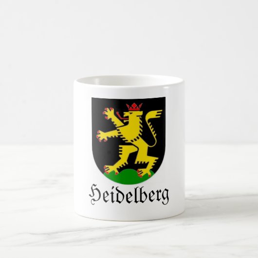 Heidelberg Wappen Coat of Arms Coffee Mok (Center)