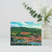 Heidelberger Schloss Duitsland Briefkaart (Staand voorkant)