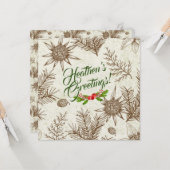 Heiden Groeten Atheïst Kaart (Voorkant / Achterkant in situ)