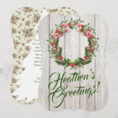 Heiden Groeten! Atheïstische Kerstkaart (Voorkant / Achterkant)