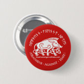 Heidenen Tegen Haat Ronde Button 5,7 Cm (Voorkant /achterkant)