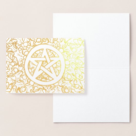 Heidens Joelfentagram Folie Kaarten (Display)