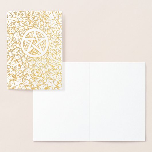 Heidens Joelfentagram Folie Kaarten (Display)