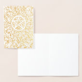 Heidens Jule Pentagram Folie Kaarten (Display)